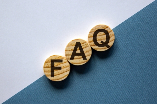 FAQ spelled using circular wooden letter chips depicting Propane Summer Heat questions
