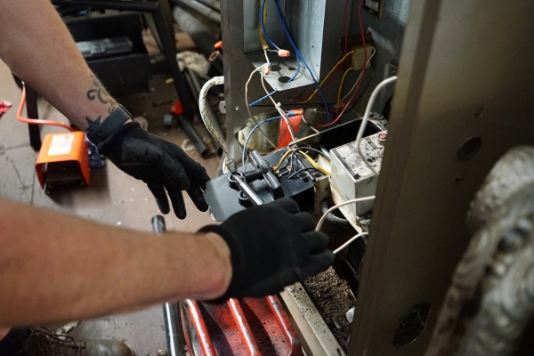 John's Oil & Propane Furnace service close up